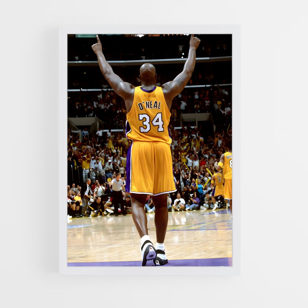 Poster Shaquille O'neal – affiche Basketball (vue 3)